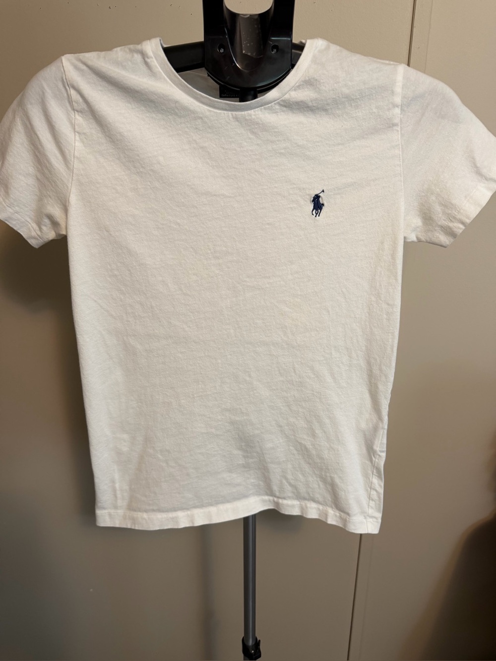 Polo Ralph Lauren White Crewneck Tee – youth M (10-12) / Women's XS